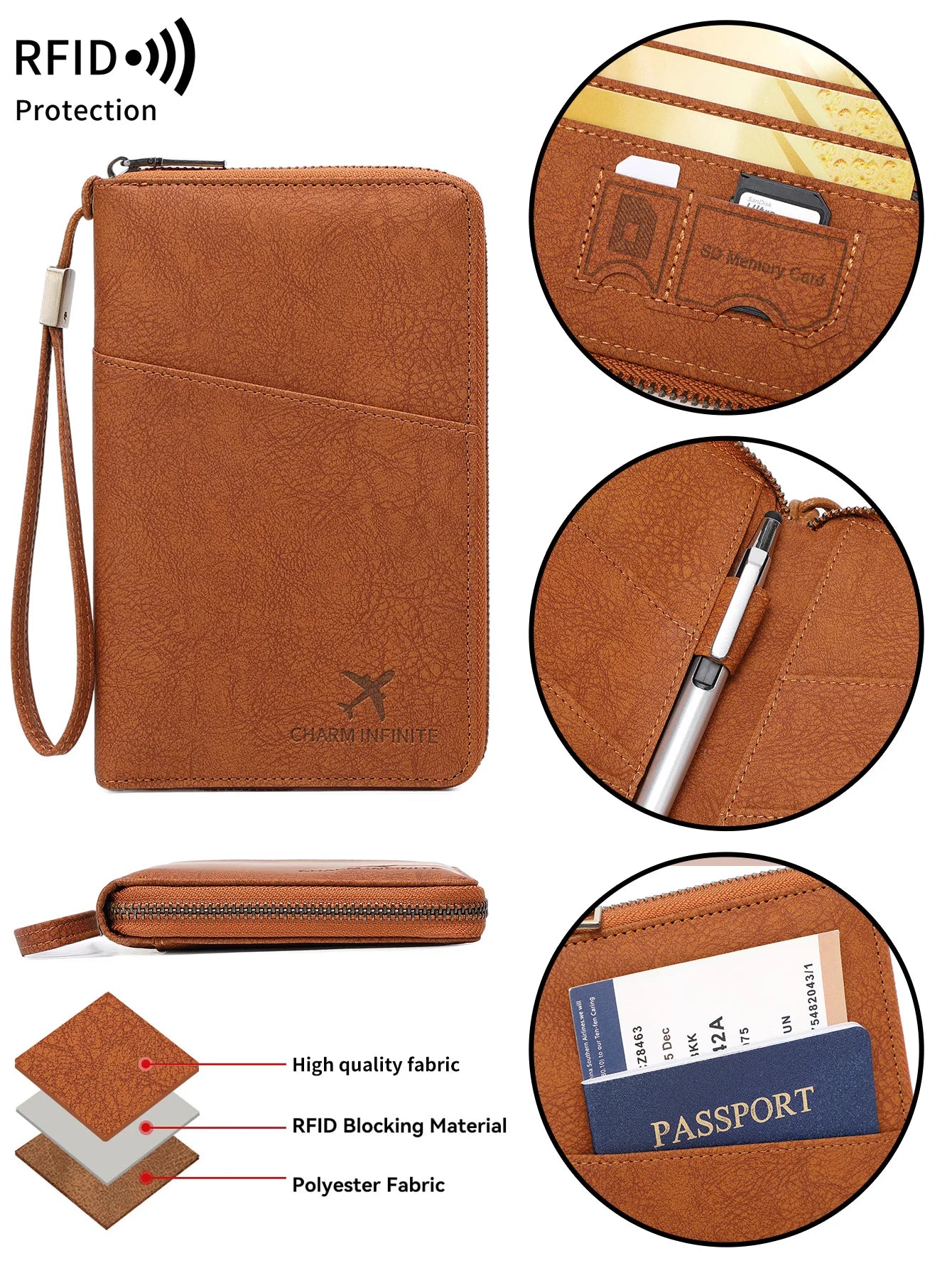 Luxe Family Passport Wallet